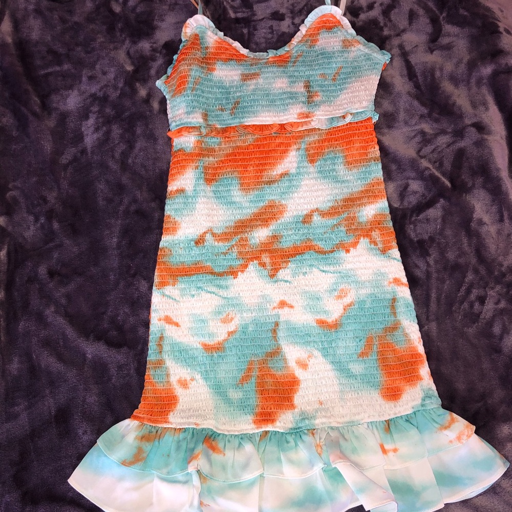 Tie Dye Mini Dress